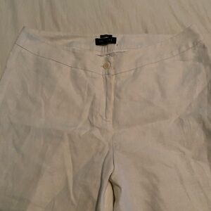 TALBOTS LINED LINEN PANTS